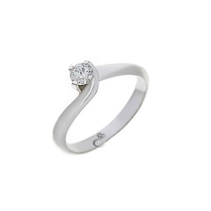 Δαχτυλιδι Μονοπετρο με Διαμαντι 0,23 Ct , F , VS 